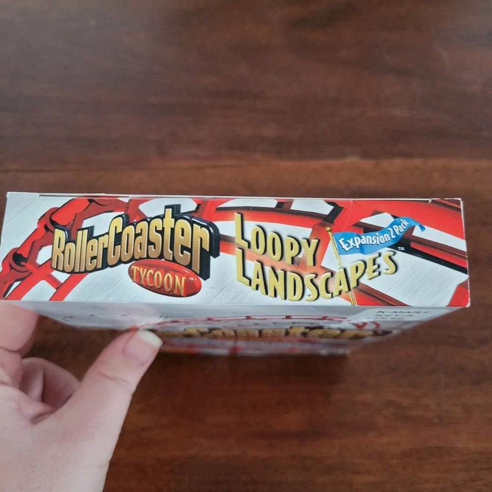 RollerCoaster Tycoon PC Loopy Landscapes Box Expansion 2 Pack NEW SEALED